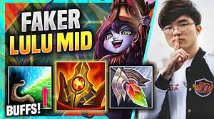 FAKER BRINGS BACK LULU MID WITH NEW BUFFS AFTER 200 Days! - T1 Faker Plays  Lulu Mid vs Sylas! - YouTube