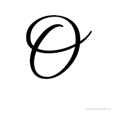 Tattoo Letter O Recherche Google Cursive Alphabet Lettering Alphabet Cursive Letters