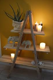 Etagere Echelle En Bois Echelle Bois Deco Deco Maison Interieur Echelle Deco