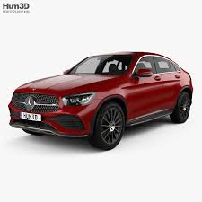 3d Model Of Mercedes Benz Glc Class Amg Line Coupe 2019 Based On A Real Object Created According To The Original Dimensions Available In Various 3d Formats D
