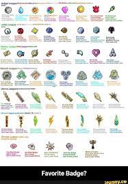 Favorite Badge Favorite Badge Ifunny Pokemon Badges Pokemon Pokemon Gym Badges