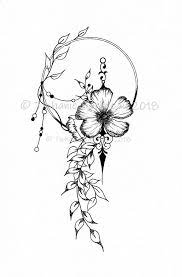 dessin fleurs fleur tatouage attrape reve art deco coloriage de flamants roses gratuit