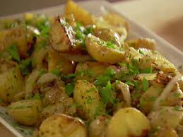 Mustard Roasted Potatoes Recipe Food Network Recipes Recipes Roasted Potatoes