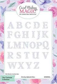 Card making magic oval & egg dies tidd.ly/b7bafa1e card making magic. Card Making Magic Everyday Edition Overlay Alphabet Filigree Pattern Dies By Christina Griffiths By Practical Publishing 4013947