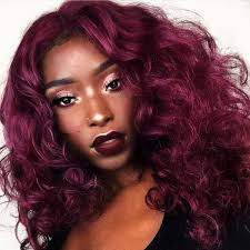 Think You Can T Rock Burgundy Hair Think Again Burgundy Hair Hair Color For Dark Skin Burgundy Hair Dye
