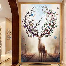 Free patterns / free patterns / free cross stitch patterns. Needlework Diy Cross Stitch Full Embroidery Kit Set Flower Tree Four Season Fruit Deer Print Pattern Cross Stitch Wedding Gift Package Aliexpress
