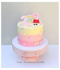pin by melania beshara on lilah b is 2 in 2021 pig birthday cakes peppa pig birthday cake peppa pig cake