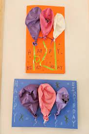 Create a blank birthday card. Simple Diy 3d Balloon Birthday Card Craft For Kids Hands On As We Grow