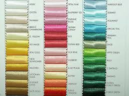 Details About Satin Polyester Fabric Choice Of Color From Chart 1 Yd Bridal Formal Costume
