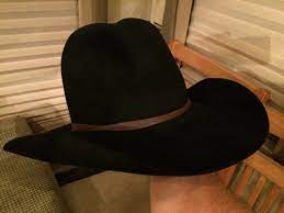 Vintage Restored Resistol Gus 4x Beaver Black Cowboy Hat Size7 Heat Sanitized Cowboy Hats Black Cowboy Hat Cowboy Hats For Sale