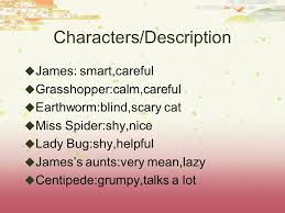 How big is miss spider in james and the giant? James And The Giant Peach By Jennifer Ascencio Sd68 K1 2 Il Us Author Roald Dahl Ppt Download