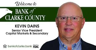 Welcome Kevin Dains, Senior Vice President Capital Markets/Secondary. Kevin  is "very excited to work alongside the mortgage group at the Bank as we  continue to expand our mortgage loan offerings to better