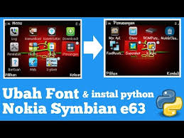 Symbian Os Nokia E63 Ganti Font Nokia E63 Symbian Dan Instal Python Youtube