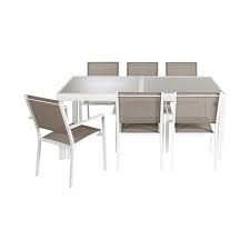 Table De Jardin En Metal Colombia 180 240 X 100 Cm Table De Jardin Table De Balcon Castorama
