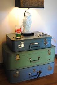 Stacked Vintage Suitcase Table By Hunterdear On Etsy 65 00 Vintage Suitcase Table Suitcase Table Vintage Suitcase