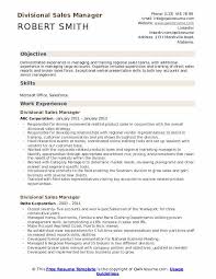 Always prepare before you make a choice. Divisional Sales Manager Resume Samples Qwikresume