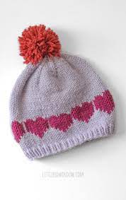 Valentine Love Notes Hats Knitting Pattern Valentine Pattern Etsy In 2021 Knitting Hat Knitting Patterns Knitting Patterns