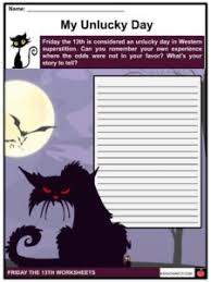 Some friday the 13th trivia from timeanddate.com: Friday The 13th Facts Worksheets Origin For Kids