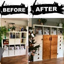 Diy Restyle Ikea Expedit Kallax Hack Doors Handle Diy Door Craft Room Ikea Expedit