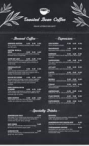 Beautiful Cafe Menu Templates And Designs Musthavemenus Coffee Menu Coffee Shop Menu Cafe Menu Design