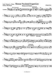 Es mas fácil sentirla y reproducirla, que explicar. Partitura De Himno Nacional De Argentina Para Trombon Vicente Lopez Y Planes Y Blas Perera Trombone Sheet Music Himno Nacional Argentino Himno Nacional Himnos