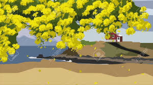 See more ideas about wind, wind drawing, drawings. Abstract Animation Of Landscape With Yellow Tree Cartoon Animation Stock Photo Picture And Royalty Free Image Image 116762396