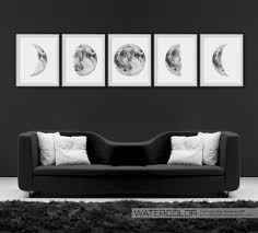 Black And White Framed Art Sets Moon Wall Art Set Posters And Prints Wall Art Master Bedroom Etsy Wall Decor Bedroom Printable Wall Art Living Room Wall Art Living Room