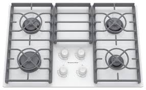 built in gas cooktop white kgcc506rww