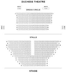 Duchess Theatre Seating Plan Chart London Uk