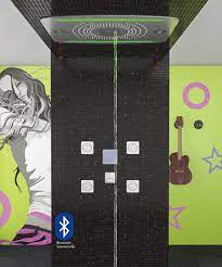 Rain showerheads can virtually turn your shower into a rainfall. Overhead Music Shower Music Speaker Music Shower Fittings
