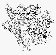 Best mario bros coloring pages. Mario Koopalings Coloring Pages Hd Png Download Kindpng