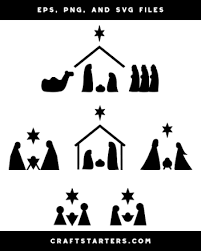 Nativity scene vectors and psd free download. Where To Find Free Nativity Svgs