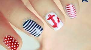 Uñas azules decoradas, uñas decoradas niñas, uñas decoradas juveniles, uñas decoradas sencillas, decorados para. Lindisima Blog Unas Marineras O Nauticas