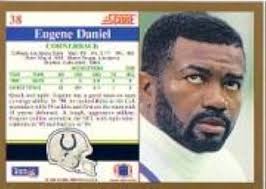 Amazon.com: 1991 Score Football Card #38 Eugene Daniel : Collectibles &  Fine Art