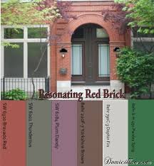 Exterior paint colors for red brick homes exterior paint. Pin By Erin Salvaged Whimsy On Color Themes Red Brick Exteriors Brick House Colors Red Brick House