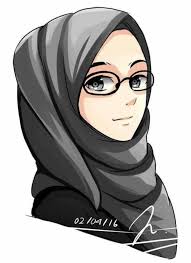 Cara membuat foto animasi kartun dari foto muslimah berhijab saya mengeditnya memakai aplikasi ibispaint x kumpulan berbagai macam video yang ada di. 300 Gambar Kartun Muslimah Bercadar Cantik Sedih Keren Lengkap