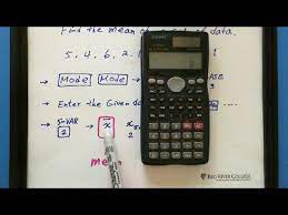 Scientific Calculator Statistics Mode Find The Mean And Standard Deviation Youtube