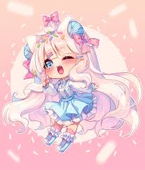 Video Commission Sprinkles Party By Hyanna Natsu On Deviantart Chibi Anime Kawaii Chibi Girl Drawings Cute Anime Chibi