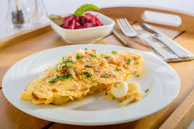 Bauernomelett Mit Rote Bete Salat Rezept Rote Bete Salat Lebensmittel Essen Rote Bete