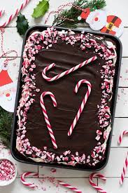 candycane schoko minz kuchen schoko cake bars schokostuckchen
