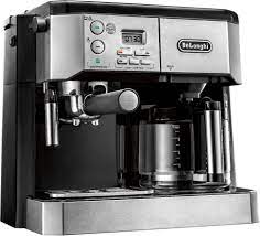 Delonghi env150bm nespresso vertuo plus deluxe coffee and espresso machine read. De Longhi 10 Cup Coffee Maker And Espresso Maker With 15 Bars Of Pressure Stainless Steel Bco430 Best Buy