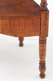 Tiger Maple Washstand Early 19th Century Mixed Wood Corner Table Tiger Maple
