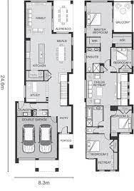Remember The Dream Of The Big Family Home While We See Lots Getting Smaller And Narrower In The I Narrow House Plans Narrow Lot House Plans Family House Plans