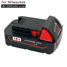 But your drill battery is likely to die out much before that, making your cordless drill virtually useless. Rechargeable Battery 18v 2a Li Ion Replacement Batteries For Milwaukee M18 Power Tools 48 11 1820 48 11 1840 Cordless Drills Replacement Batteries Aliexpress