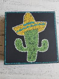 Vector illustration on white background. This Item Is Unavailable Etsy Dot Art Painting Cactus Wall Art Cactus Art