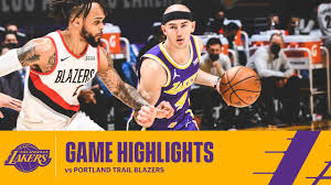 The lakers led by as many as 38 points for their third. Highlights Los Angeles Lakers Vs Portland Trail Blazers Youtube