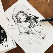 Ghostacular Inktober Day 7 Olive Thomas The Young Actress Who Now Haunts The New Amsterdam Theater After Drinking Poison By Accident This One Had So Many Mi