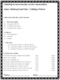Developing Listening Skills For Esl Students Is Very Important This Audio Listening Activity Includes Three Listening Skills Conversation Conversation Topics