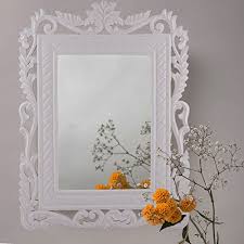 Vintage style finish on the frame, distressed marks work: 10 Latest Wooden Mirror Designs With Pictures In 2021