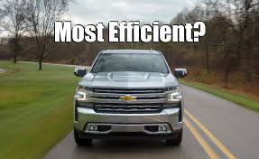 which 2019 half ton v8 truck gets the best mpg compared